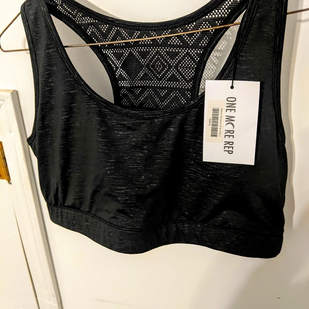 Black Bomber Bra
